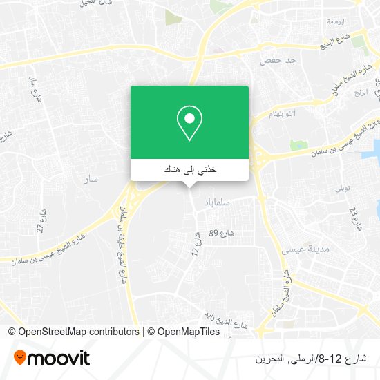 خريطة شارع 12-8/الرملي