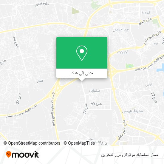 خريطة مسار سالماباد موتوكروس