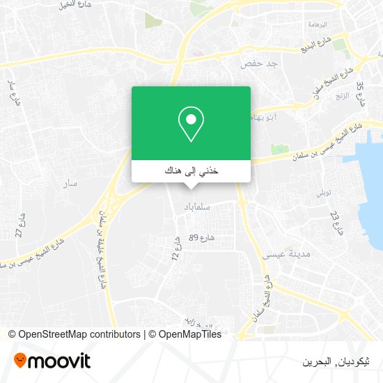 خريطة ثيكوديان