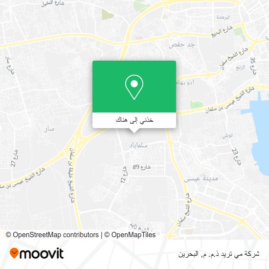خريطة شركة مي تريد ذ.م. م