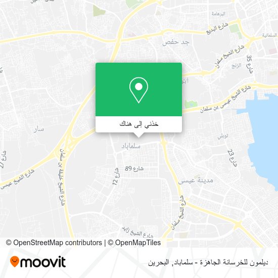خريطة ديلمون للخرسانة الجاهزة - سلماباد