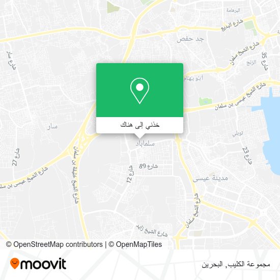 خريطة مجموعة الكليب