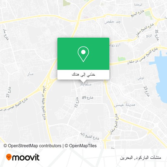 خريطة منشآت الباركود