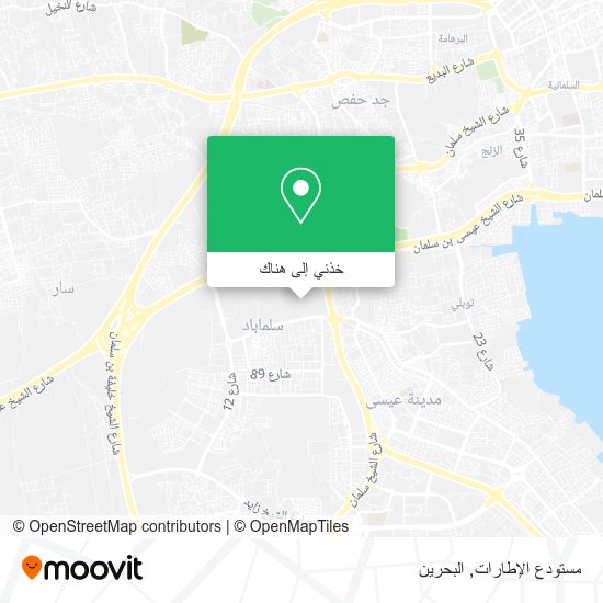 خريطة مستودع الإطارات