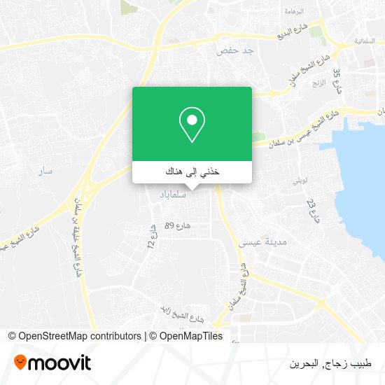 خريطة طبيب زجاج