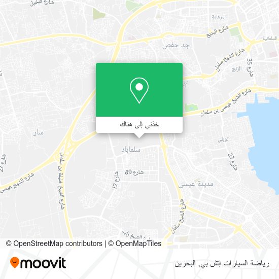 خريطة رياضة السيارات إتش بي