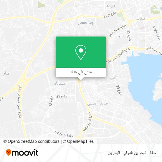 خريطة مطار البحرين الدولي