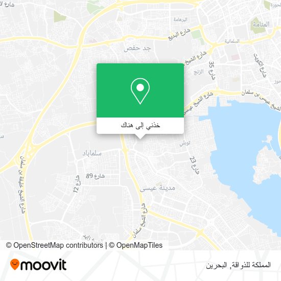 خريطة المملكة للذواقة