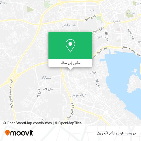 خريطة جرينفيلد هيدروتيك