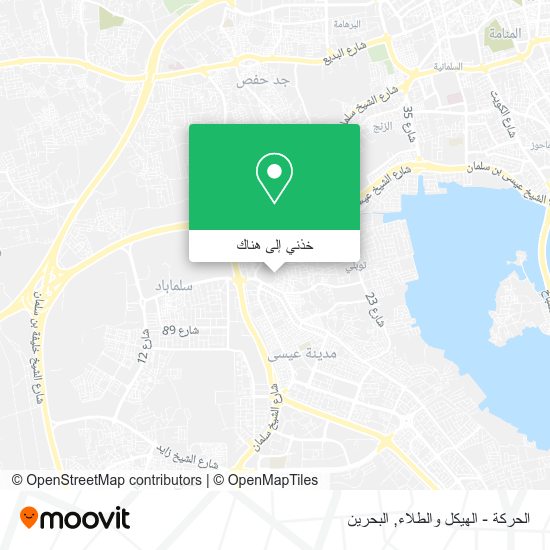 خريطة الحركة - الهيكل والطلاء