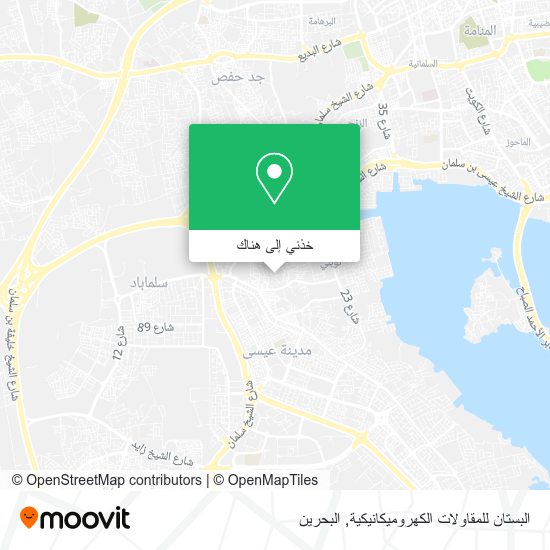 خريطة البستان للمقاولات الكهروميكانيكية