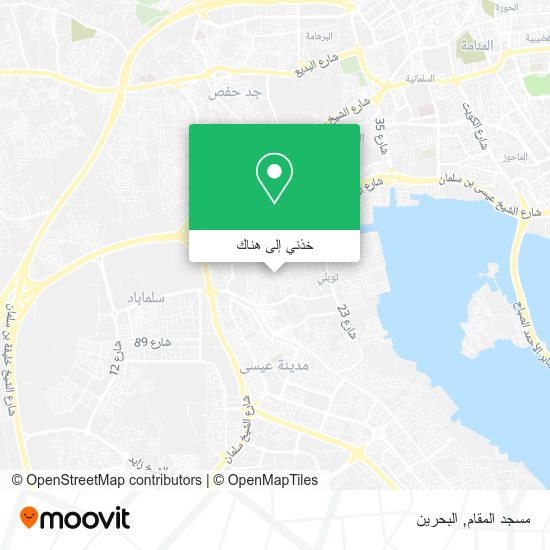 خريطة مسجد المقام