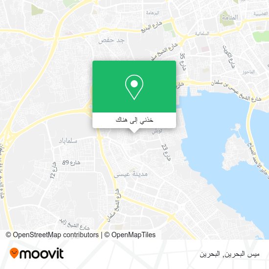 خريطة ميس البحرين
