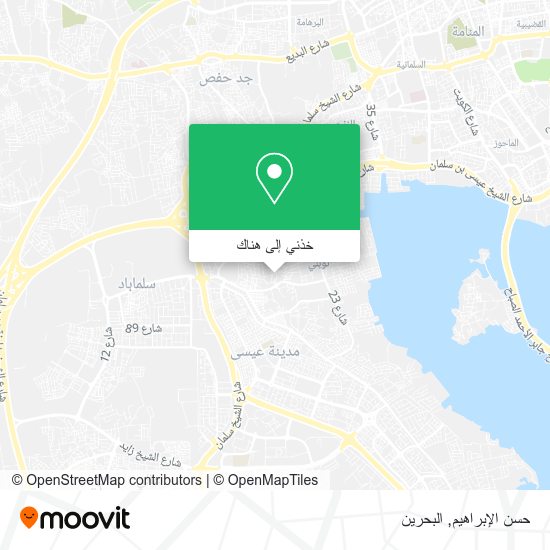 خريطة حسن الإبراهيم