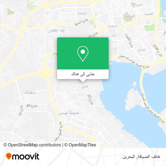 خريطة هاتف الضيافة