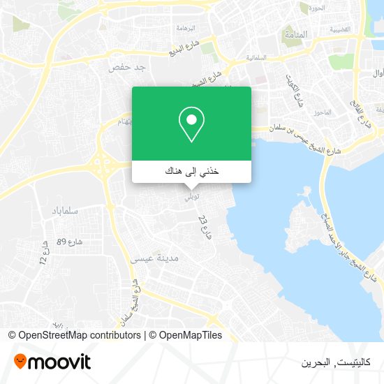 خريطة كاليتيست