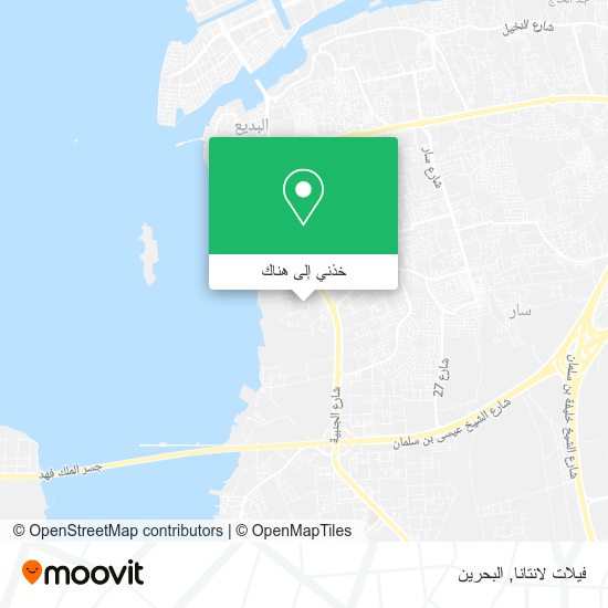 خريطة فيلات لانتانا
