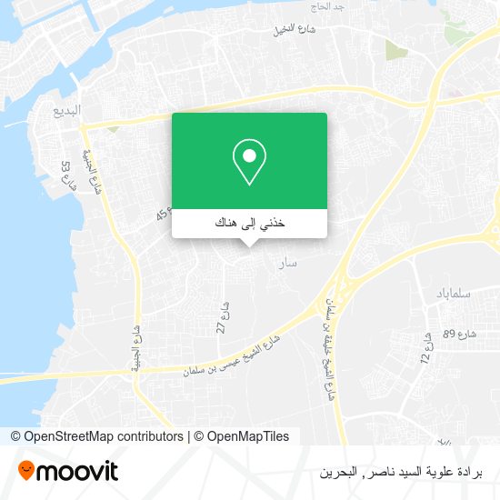 خريطة برادة علوية السيد ناصر