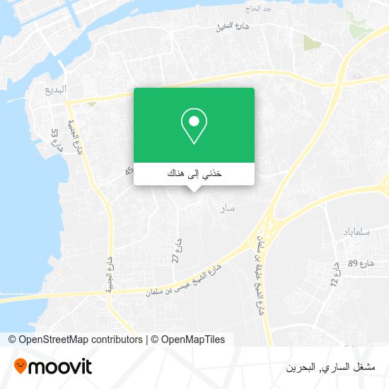 خريطة مشغل الساري