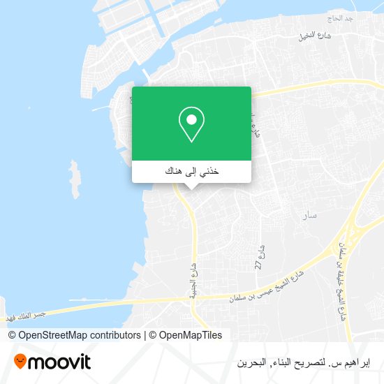 خريطة إبراهيم س. لتصريح البناء