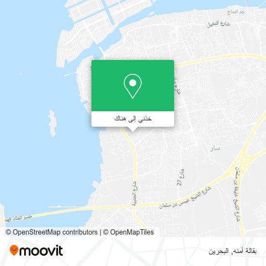 خريطة بقالة أمنه