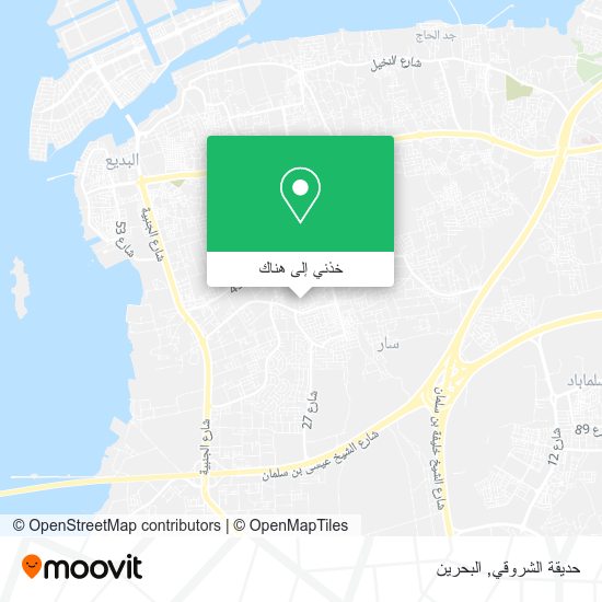 خريطة حديقة الشروقي