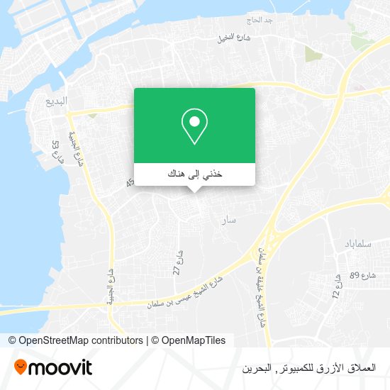 خريطة العملاق الأزرق للكمبيوتر