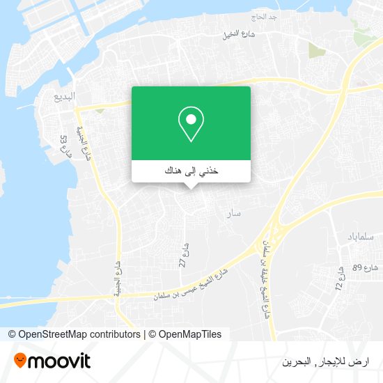 خريطة ارض للإيجار