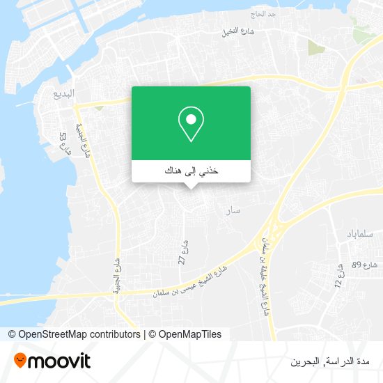 خريطة مدة الدراسة