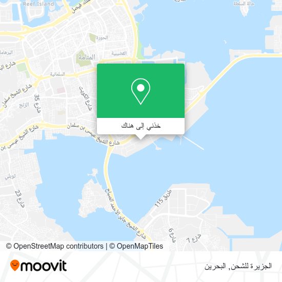 خريطة الجزيرة للشحن