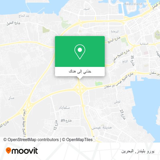 خريطة يورو بليندز
