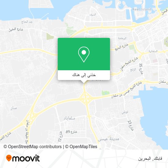 خريطة فابتك