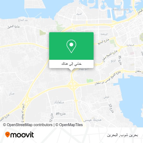 خريطة بحرين شوب