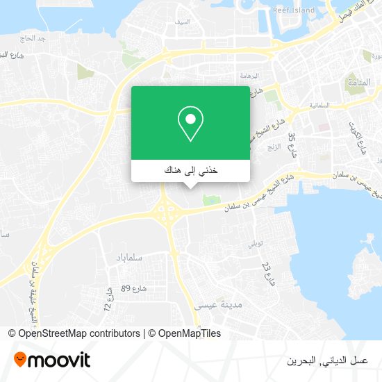 خريطة عسل الدياني