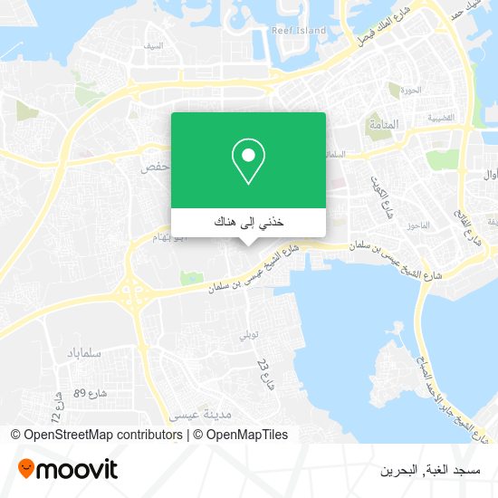 خريطة مسجد الغبة