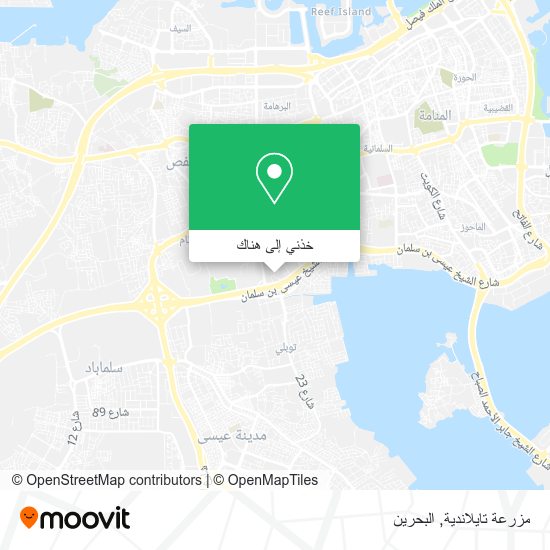 خريطة مزرعة تايلاندية