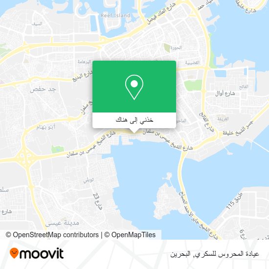 خريطة عيادة المحروس للسكري