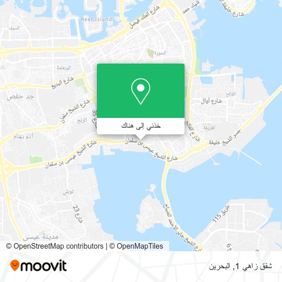 خريطة شقق زاهي 1