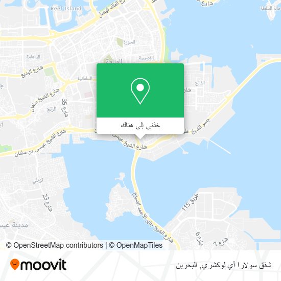 خريطة شقق سولارا آي لوكشري