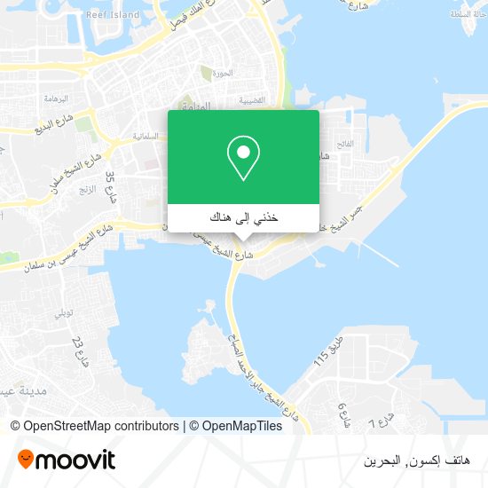 خريطة هاتف إكسون