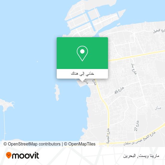 خريطة مارينا ويست