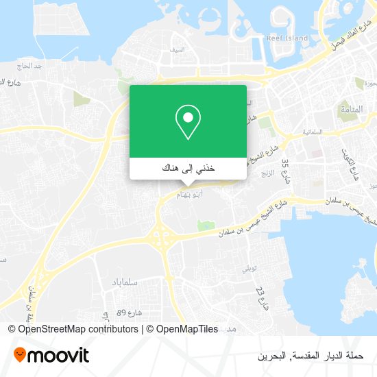 خريطة حملة الديار المقدسة