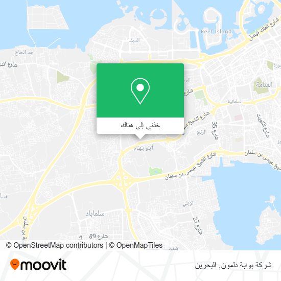 خريطة شركة بوابة دلمون