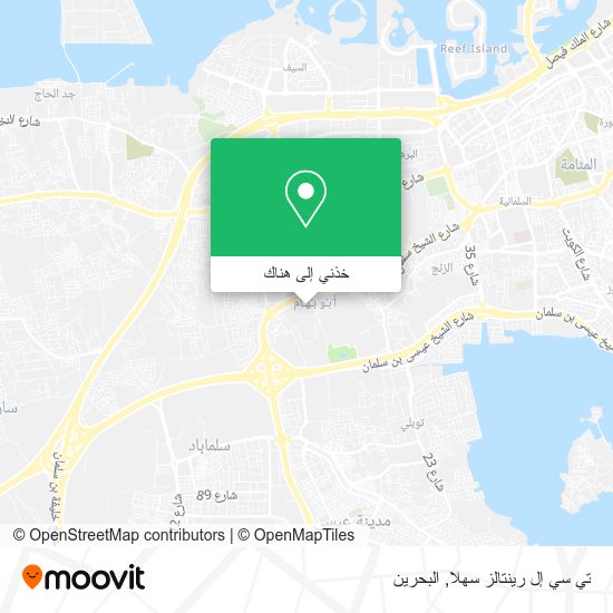 خريطة تي سي إل رينتالز سهلا