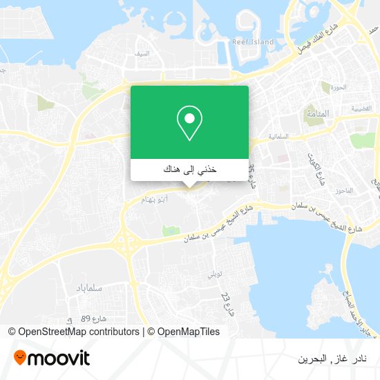 خريطة نادر غاز