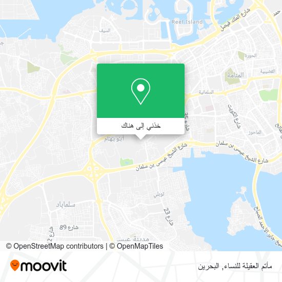 خريطة مأتم العقيلة للنساء