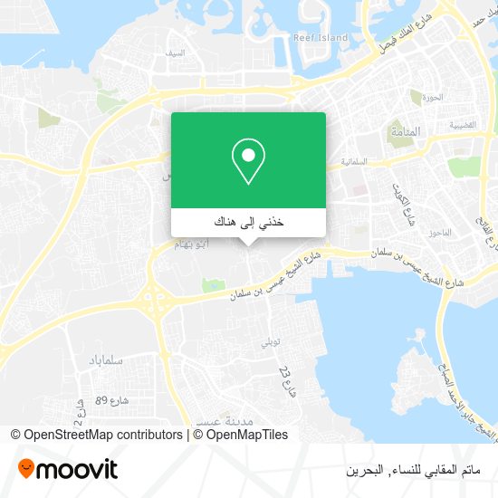 خريطة ماتم المقابي للنساء