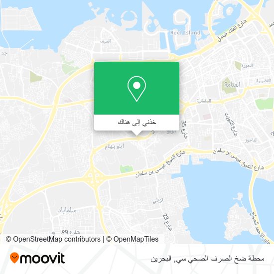 خريطة محطة ضخ الصرف الصحي سي