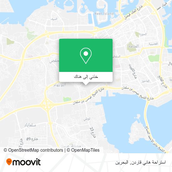 خريطة استراحة هاني قاردن