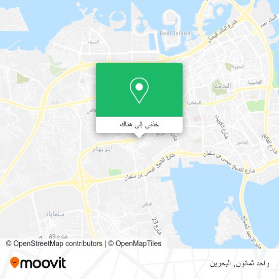 خريطة واحد ثمانون